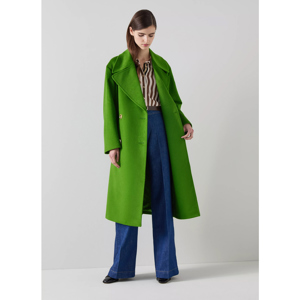 LK Bennett Amor Double Breasted Wool Coat